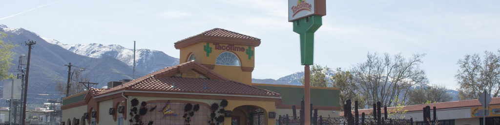 taco time mexican food franchise Outside one of our taco franchises
