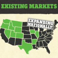 TacoTime map of existing markets