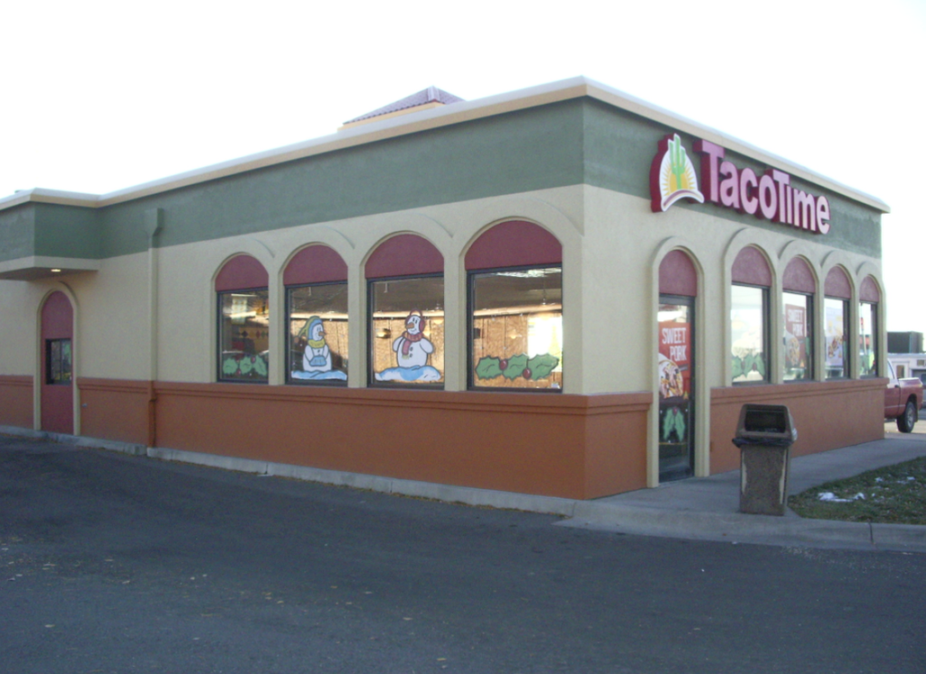 Taco Franchise opportunities drive thru location