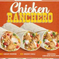 best taco franchise chicken ranchero burritos