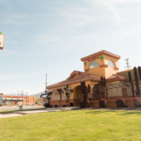 Exterior shot of TacoTime taco franchises location
