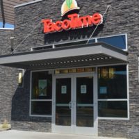 exterior photo of mexican food franchise, tacotime